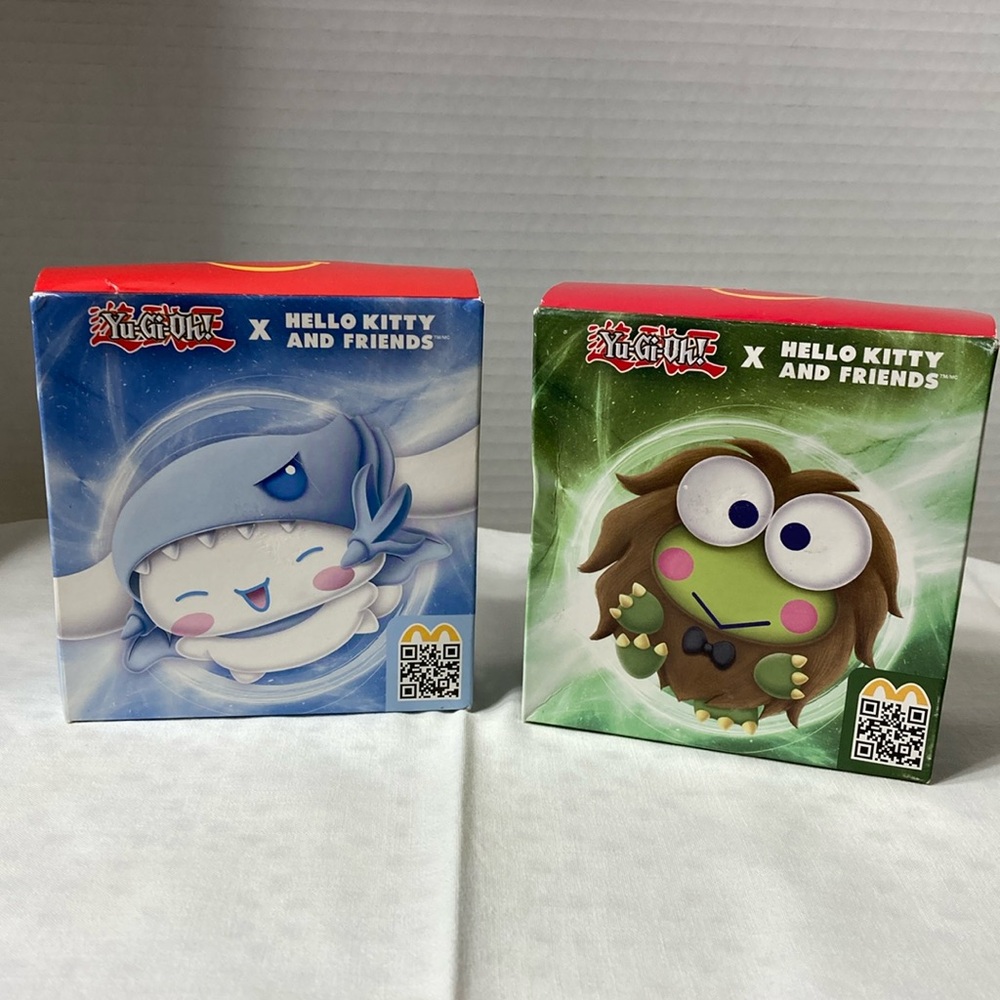 Yu Gi Oh X Hello Kitty and Friends Cinnamonroll and Keroppi by Sanrio Lot of 2